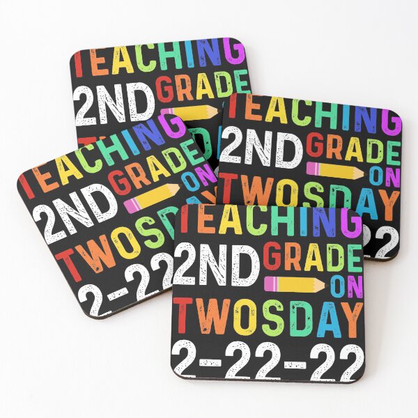 Item preview, Teaching 2nd Grade on Twosday 2/22/2022 designed and sold by SlinesStudio.
