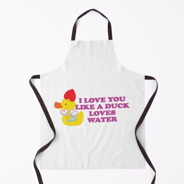 Item preview, Valentines Day Giveaway- I Love You Like a  Duck Loves Water designed and sold by Katedesignz.