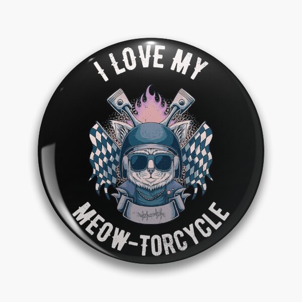 Item preview, Motorcycle Cat designed and sold by foramelie.