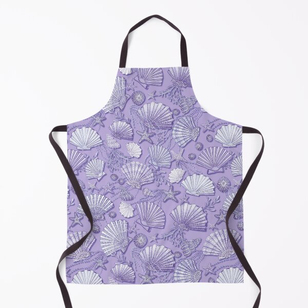 Item preview, Seashell and starfish lilac designed and sold by MagentaRose.