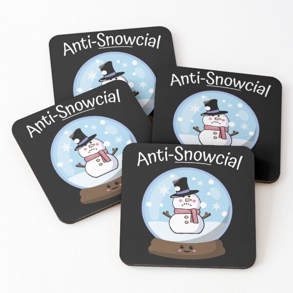 Item preview, Anti Snow-cial Anti Winter Kawaii designed and sold by sunburstdesigns.