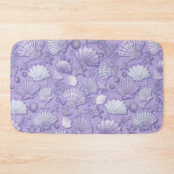 Item preview, Seashell and starfish lilac  designed and sold by MagentaRose.