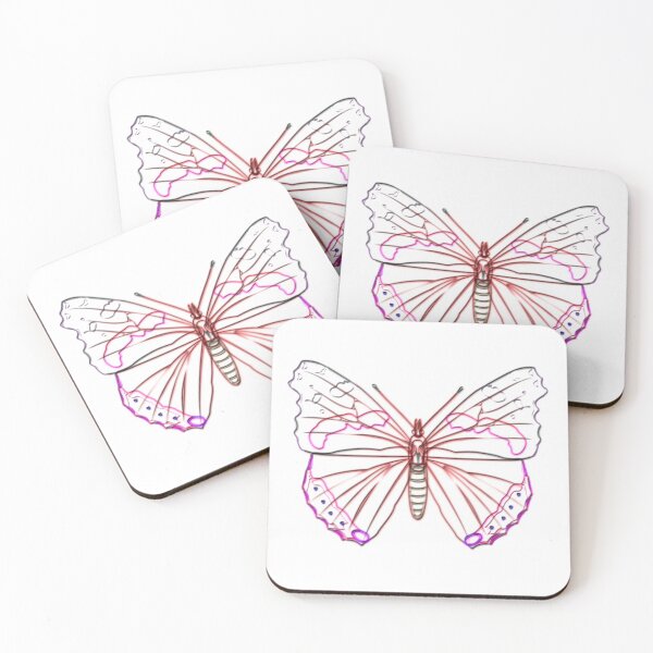 Item preview, Transparent red admiral butterfly. designed and sold by Elonium.