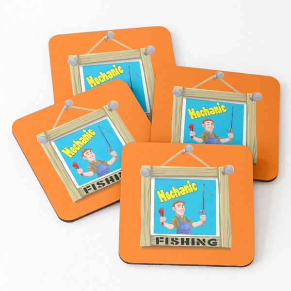 Item preview, Mechanic Fishing designed and sold by printhappy4you.