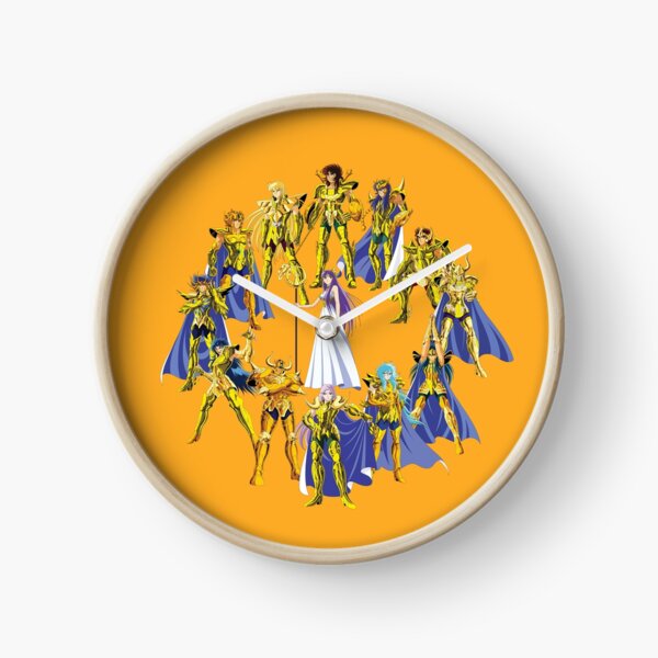 Gold Saints and Athena Clock