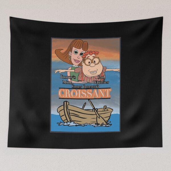 Item preview, Carl Wheezer and Jimmy's Mom star in Croissant - Movie Poster Parody designed and sold by gaslight-n.