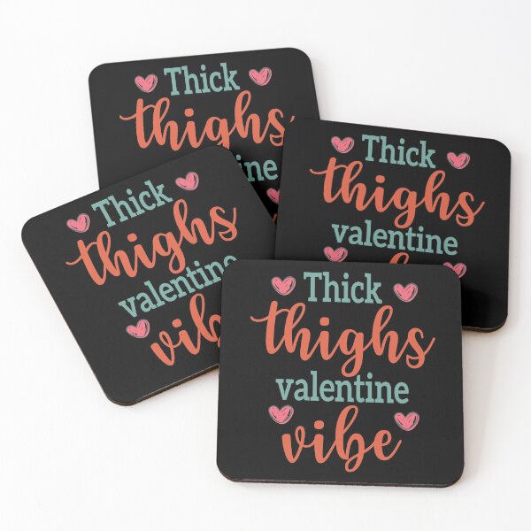 Item preview, Thick Thighs Valentine Vibe for Valentine's day  designed and sold by OMCreative.