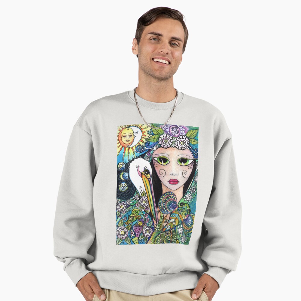 Aperçu de l'œuvre Sweatshirt premium oversize créée et vendue par BlueMoonOwl.