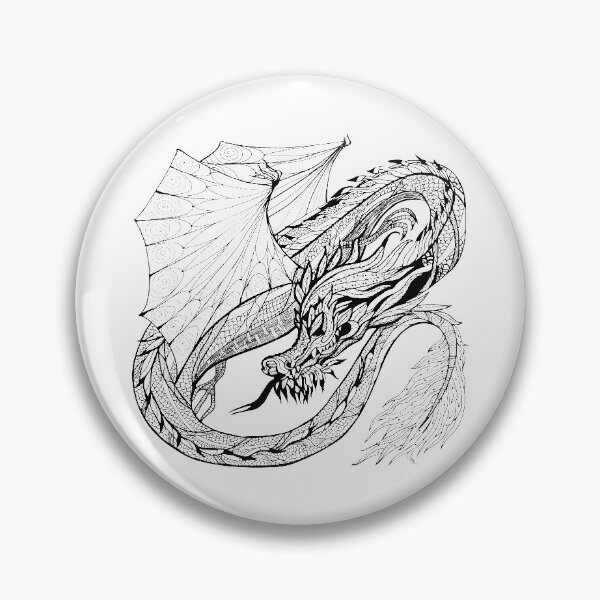 Item preview, Chinese Dragon folklore sketch design designed and sold by enzoblszk.
