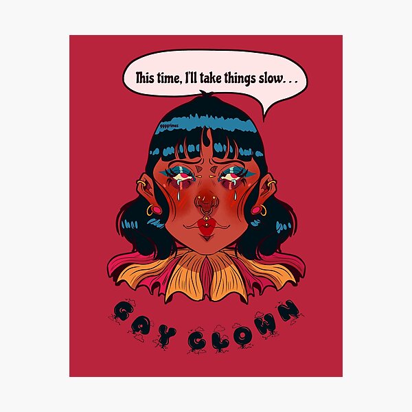 Gay Clown Photographic Print