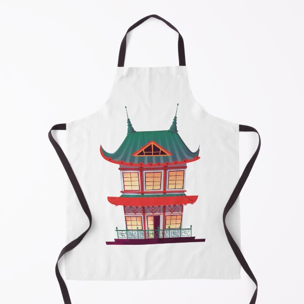 Item preview, Old Chinese House Digitalpainting designed and sold by enzoblszk.