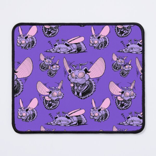 Item preview,  Pug Bees - Purple Pattern designed and sold by ChrisWhartonArt.