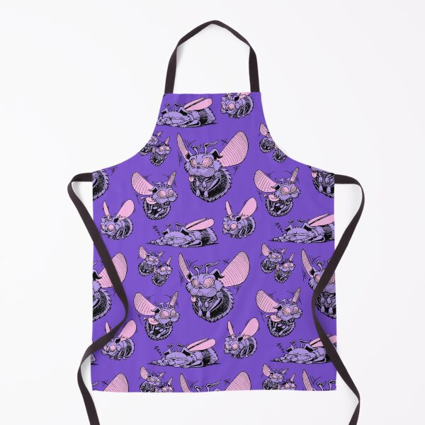 Item preview,  Pug Bees - Purple Pattern designed and sold by ChrisWhartonArt.