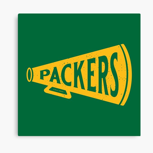 deadmansupplyco Vintage Packers Logo with 'Packers' Text (Yellow) Crewneck Sweatshirt