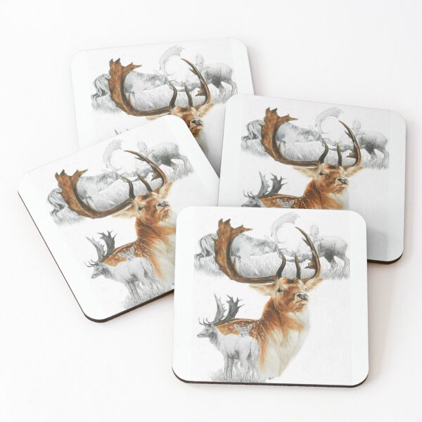 Item preview, Fallow Deer Collage designed and sold by BarbBarcikKeith.