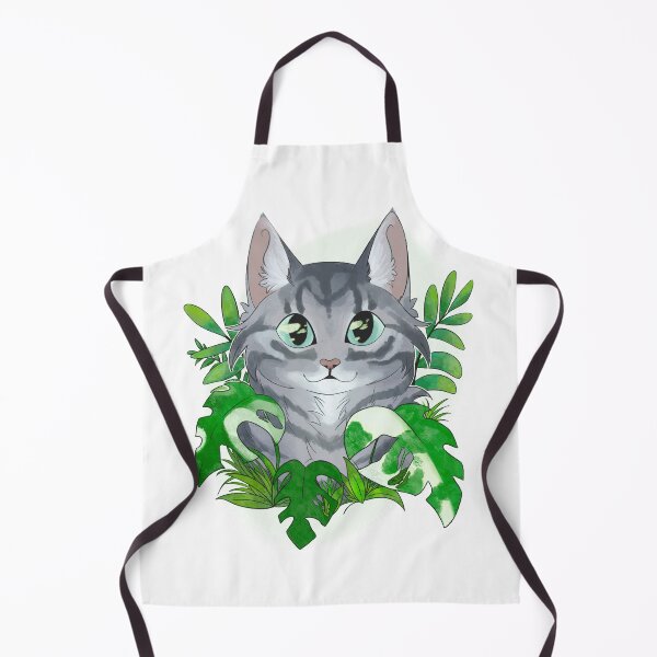 Item preview, Cat surrounded by philodendron, Monstera and grass designed and sold by Kristoffersson.