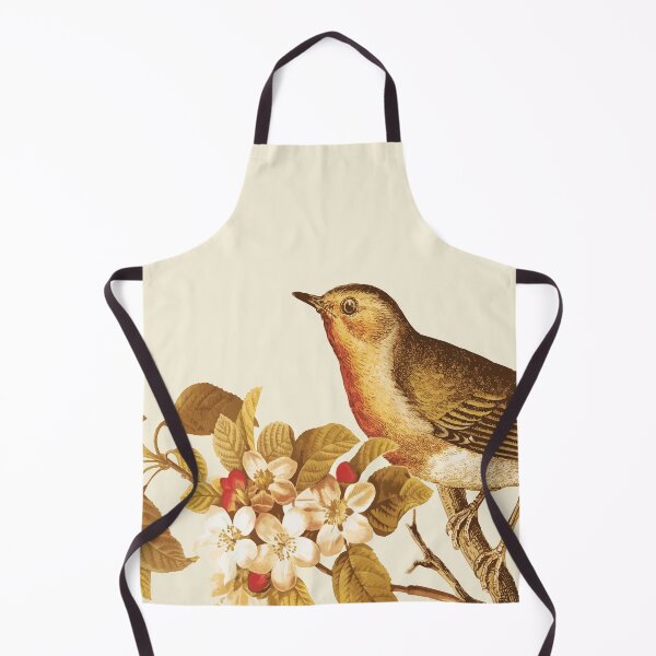 Item preview, Vintage bird on flowers branch designed and sold by Mirushy.