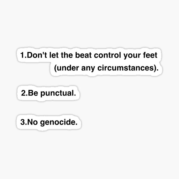  richard ayoade s three rules of robotics sticker for sale by