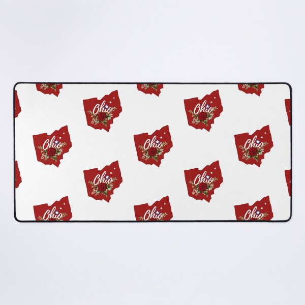 Item preview, Ohio State Art With Red Rose Bouquet designed and sold by OByD.