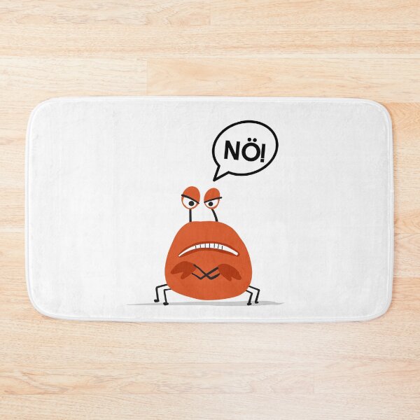 Item preview, Angry crab Illustration designed and sold by Hayabrand.