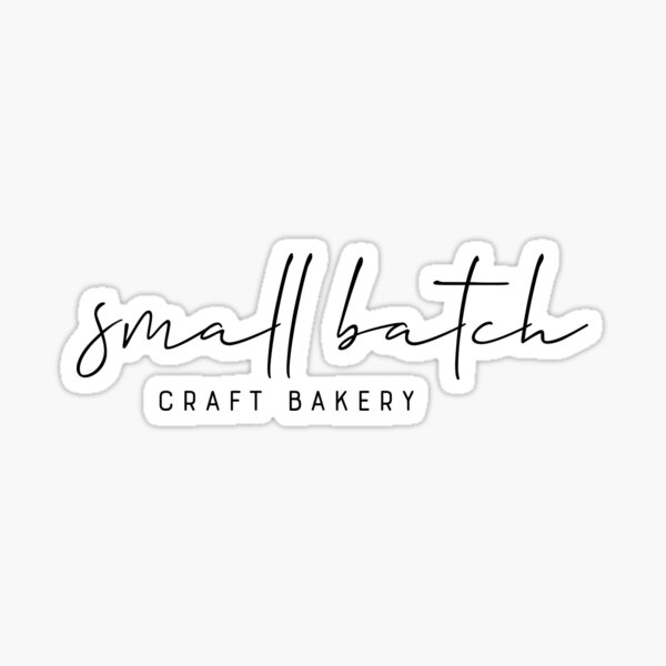 "Small Batch Logo" Sticker for Sale by SmallBatch Redbubble