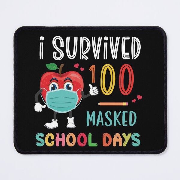 Item preview, Funny quote I survived 100 masked school days designed and sold by Luna-shop16.
