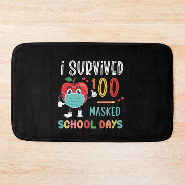 Item preview, Funny quote I survived  100 masked school days designed and sold by Luna-shop16.