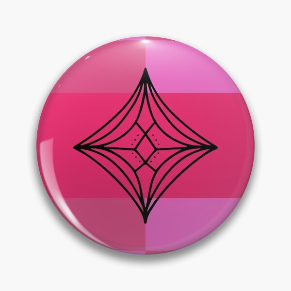 Item preview, Pink Rectangle With Diamond Center designed and sold by designlee.