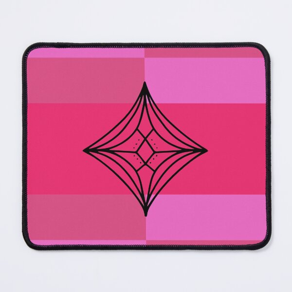 Item preview, Pink Rectangle With Diamond Center designed and sold by designlee.