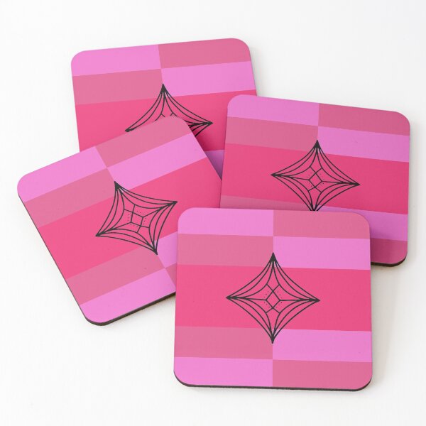 Item preview, Pink Rectangle With Diamond Center designed and sold by designlee.