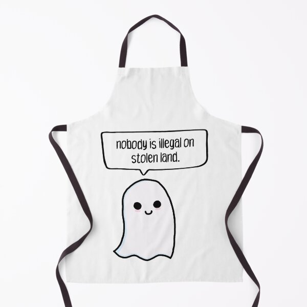 Artikelvorschau, nobody is illegal on stolen land. cute anarchist ghost. entworfen und verkauft von cute anarchist animals.