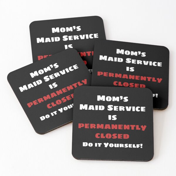 Item preview, Maid's Service Closed (White) designed and sold by blakcirclegirl.