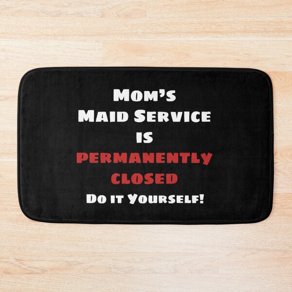 Item preview, Maid's Service Closed (White) designed and sold by blakcirclegirl.