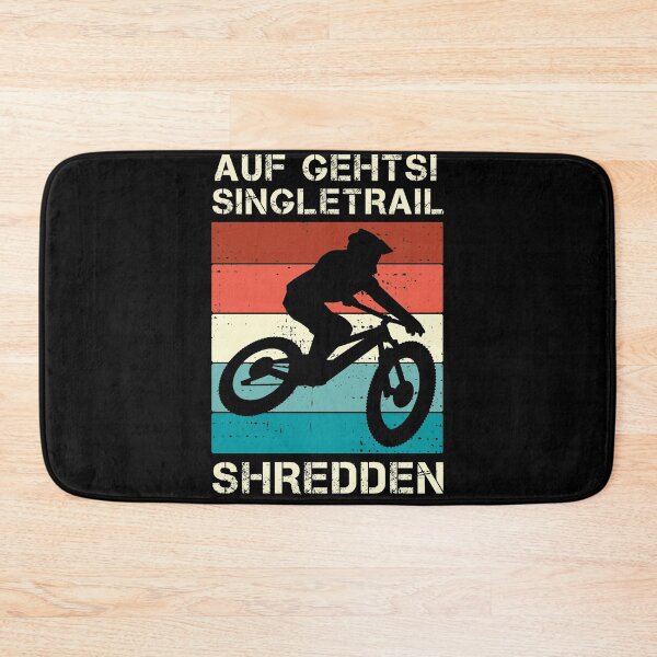 Item preview, Mountain Bike Singletrack Shredden Saying Gift designed and sold by Kuma518.