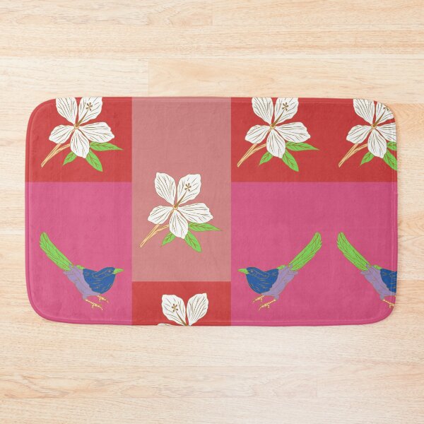 Item preview, Berry Colored Floral Bird Design designed and sold by designlee.