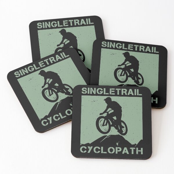 Item preview, Singletrail Cyclopath Mountain Bike Bikepark Funny designed and sold by Kuma518.