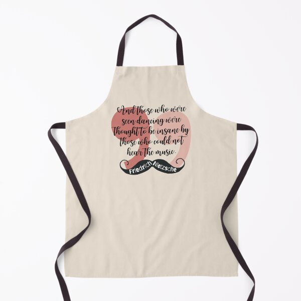 Item preview, Friedrich Nietzsche Quote - Those who were dancing designed and sold by superbling.