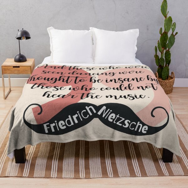 Item preview, Friedrich Nietzsche Quote - Those who were dancing designed and sold by superbling.