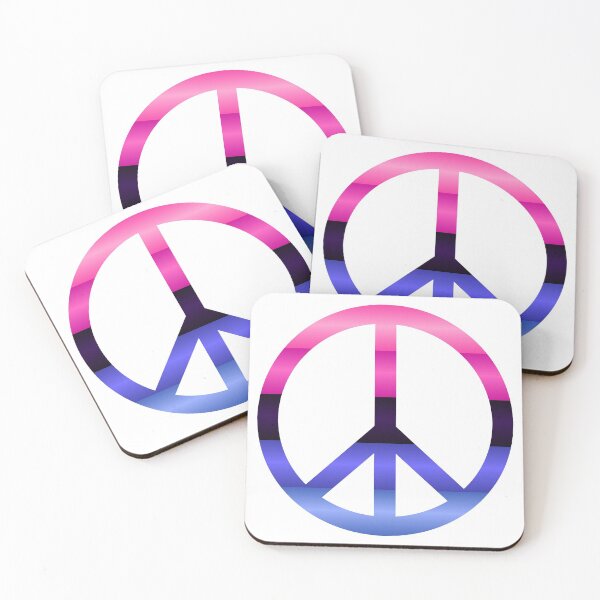 Item preview, Peace and Omnisexual Pride #1 designed and sold by NovotnyDesigns.