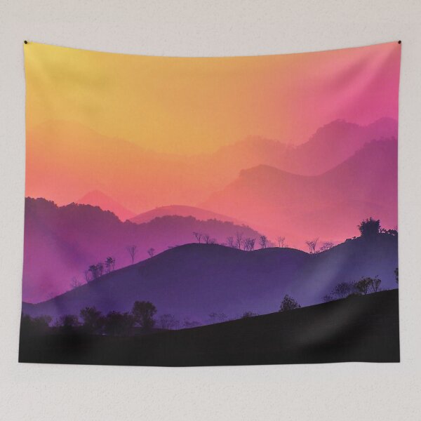 Item preview, Misty Sunset in Moc Chau designed and sold by Susan Maxwell Schmidt.