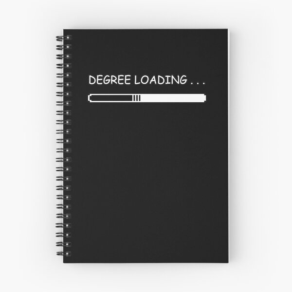 Item preview, Degree Loading Funny Tee Shirt Graduation Quote Humor College Grad - Black designed and sold by ShumShumShop.