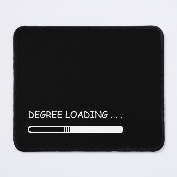 Item preview, Degree Loading Funny Tee Shirt Graduation Quote Humor College Grad - Black designed and sold by ShumShumShop.