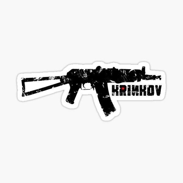 Russian Guns Stickers Redbubble - krink military assault team roblox