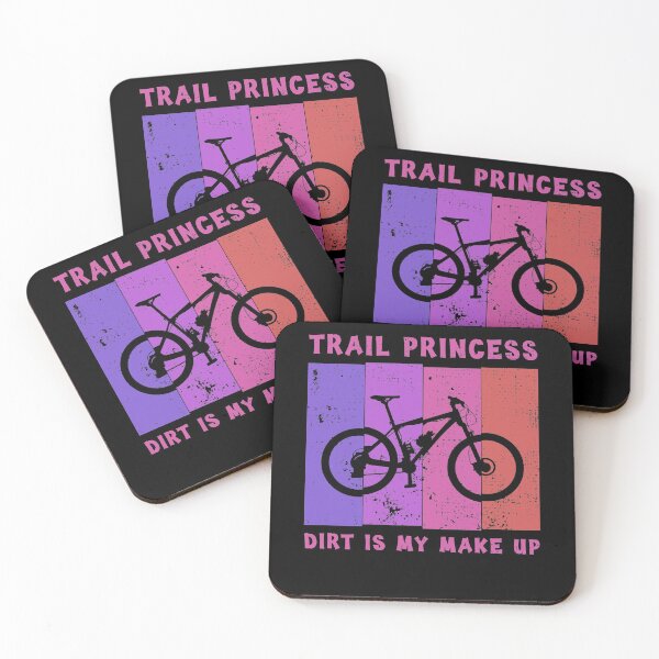 Item preview, Mountain Bike Trail Princess Saying Pink Gift designed and sold by Kuma518.