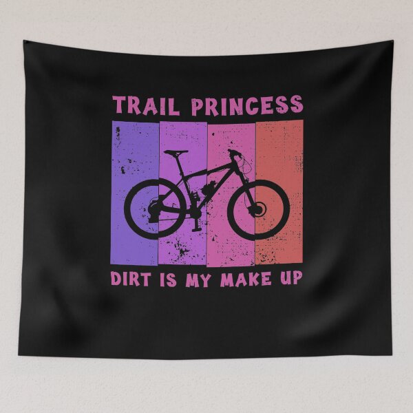 Item preview, Mountain Bike Trail Princess Saying Pink Gift designed and sold by Kuma518.