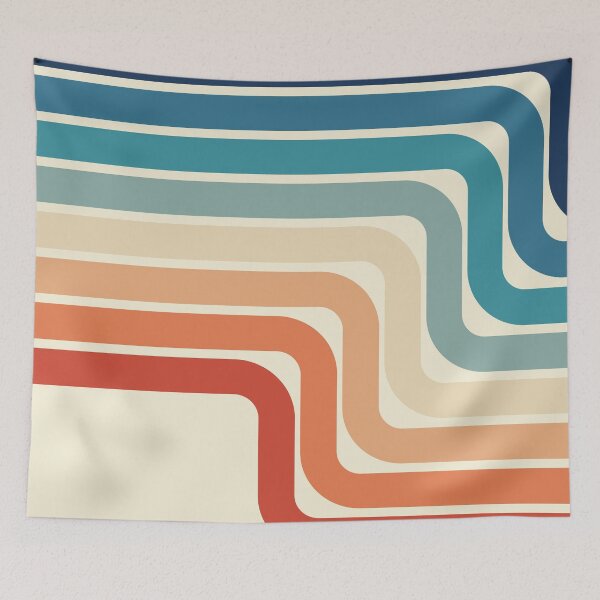 Item preview, Groovy Retro Stripes designed and sold by ind3finite.