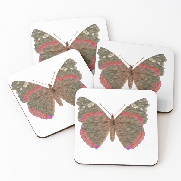 Item preview, Wooden red admiral butterfly designed and sold by Elonium.