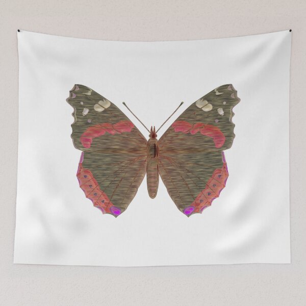 Item preview, Wooden red admiral butterfly designed and sold by Elonium.