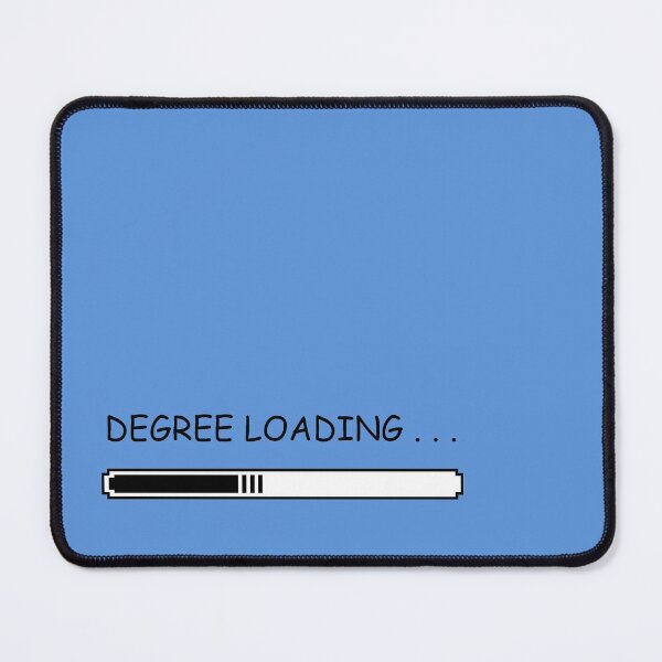 Item preview, Degree Loading Funny Sticker Graduation Quote Humor College Grad - Black designed and sold by ShumShumShop.