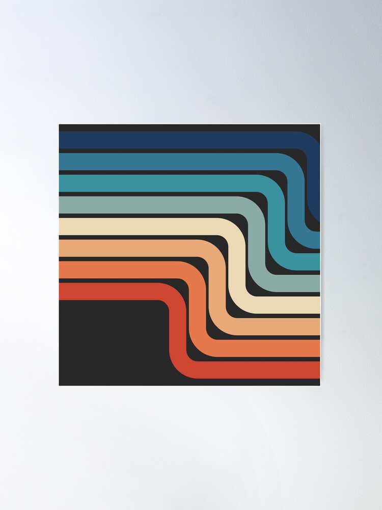 70s Vintage Stripes Retro